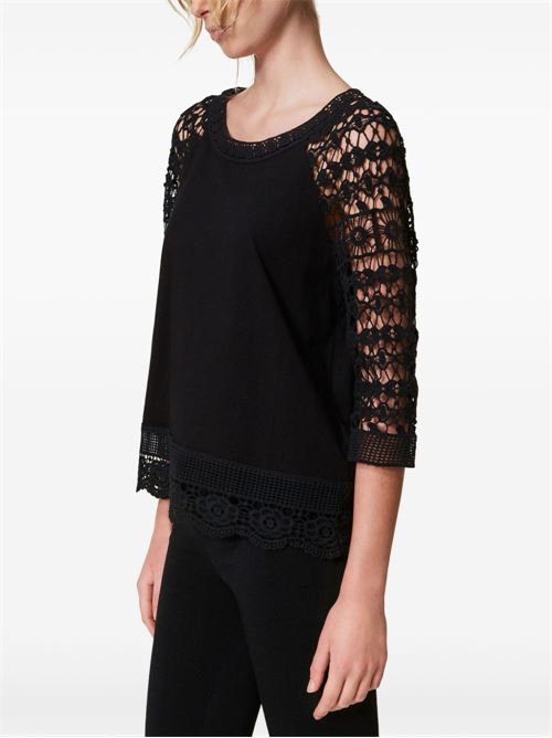 Maglia donna in pizzo TWINSET ACTITUDE | 251AP250000006